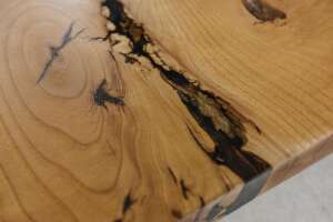 Eschenholz Baumkanten Tischplatte 230 x 100 x 5 cm - #custom.ansicht# 7