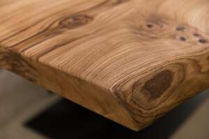 Baumkanten Tischplatte Kastanie 228 x 110 x 6 cm - #custom.ansicht# 5