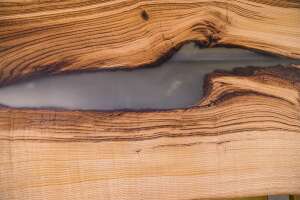 Baumscheibe Tischplatte aus Holz Kastanie 266 x 110 x 6,5 cm - #custom.ansicht# 4