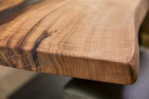 Baumscheibe Tischplatte aus Holz Kastanie 266 x 110 x 6,5 cm - #custom.ansicht# 5