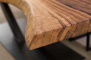 Baumscheibe Tischplatte aus Holz Kastanie 266 x 110 x 6,5 cm - #custom.ansicht# 7