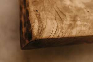 Massivholz Tischplatte Esche-Gold Epoxy 230 x 100cm - Ansicht 1