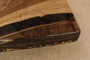 Baumkantenplatte f&uuml;r den Esstisch Nussbaum massiv Epoxy 240 x 110 x 5 cm - #custom.ansicht# 7
