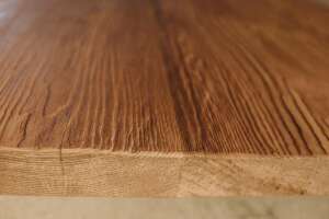 Baumkanten Tischplatte Kastanie geb&uuml;rstet 220 x 105 x 6 cm - #custom.ansicht# 4