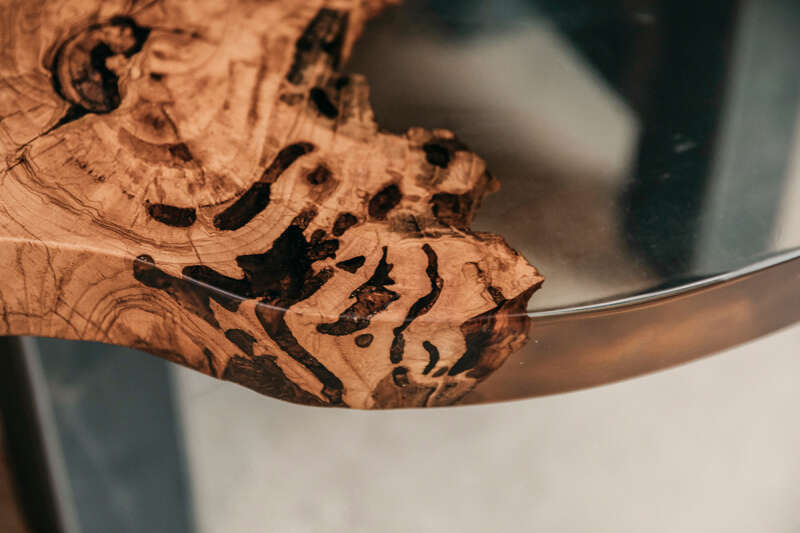 Massivholz Esche Couchtischplatte - Naturbelassene Baumkante 150 x 100 x 6 cm - #custom.ansicht# 11